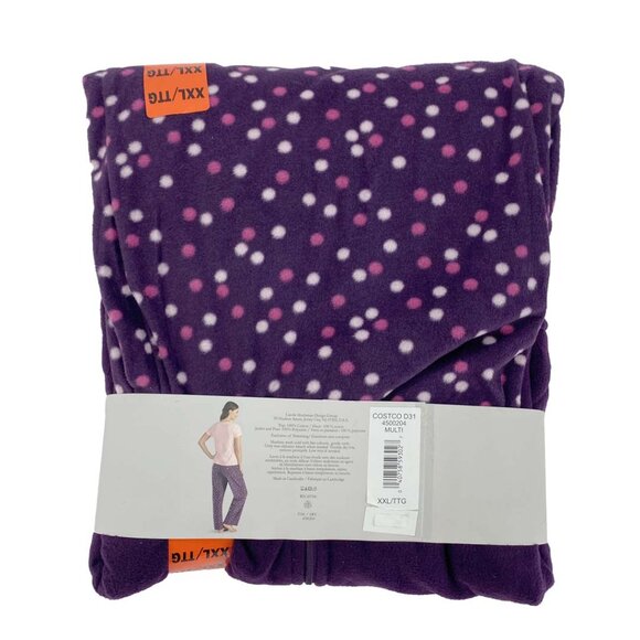 Carole Hochman | Women's 3 Piece Lounge Set | Purple | Size XXLarge - Picture 2 of 3